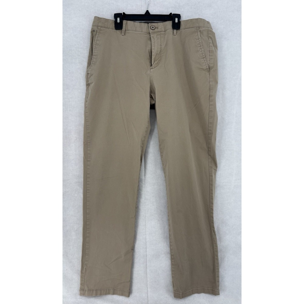 English Laundry Pants Mens Sz 36x31 Khaki Comfort Flat Front Straight Leg Chino